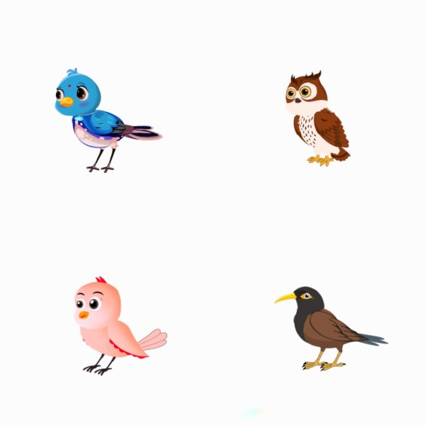 17 Bird Characters for Story Use Only (for Chroma Toon App) - Image 4