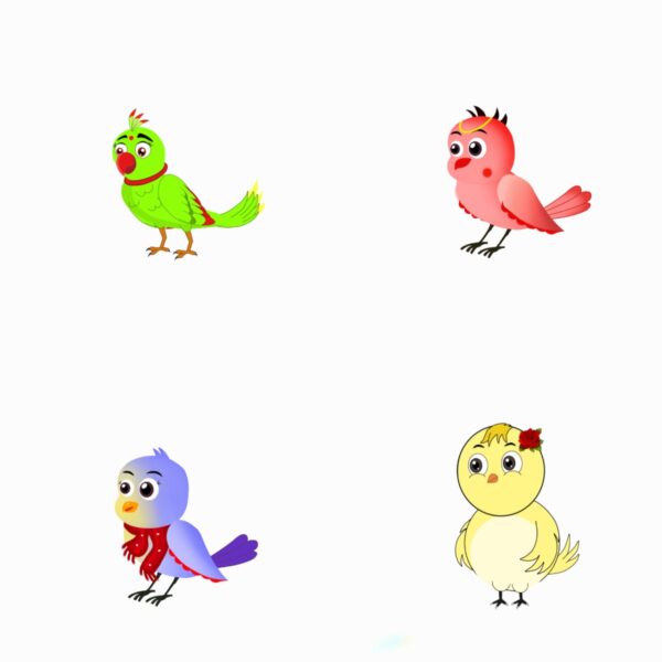 17 Bird Characters for Story Use Only (for Chroma Toon App) - Image 5